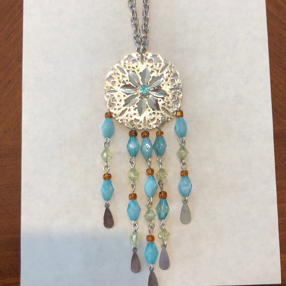 Dream catcher necklace